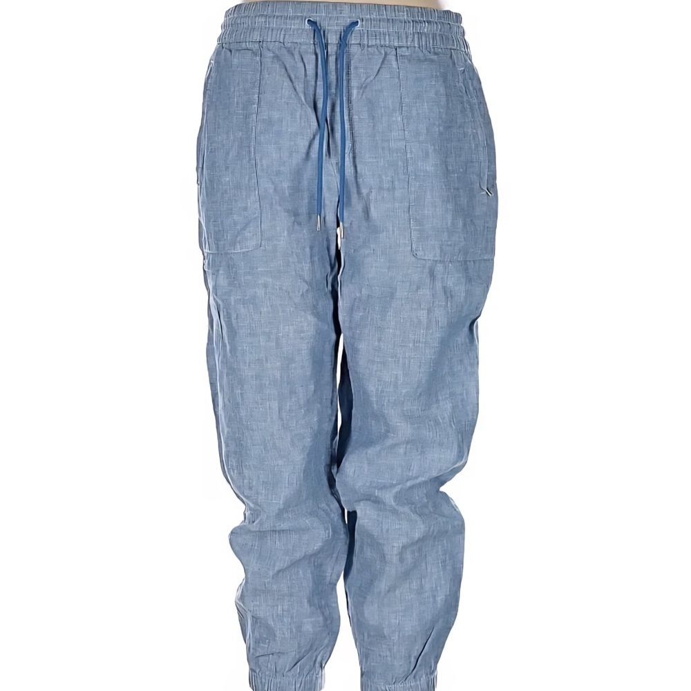 Lord & Taylor Navy Blue Textured Pants